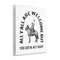 Stupell Industries Western Gotta Act Right Wall Plaque By Lettered and Lined